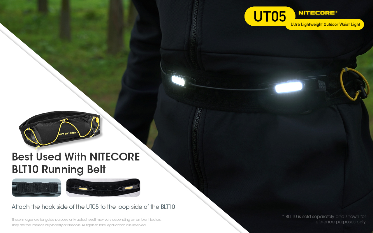 NITECORE-UT05-400-Lumens-Waist-Light-160deg-Flood-Split-Power-Supply-Lightweight-Trail-Running-Lamp--1956056-9