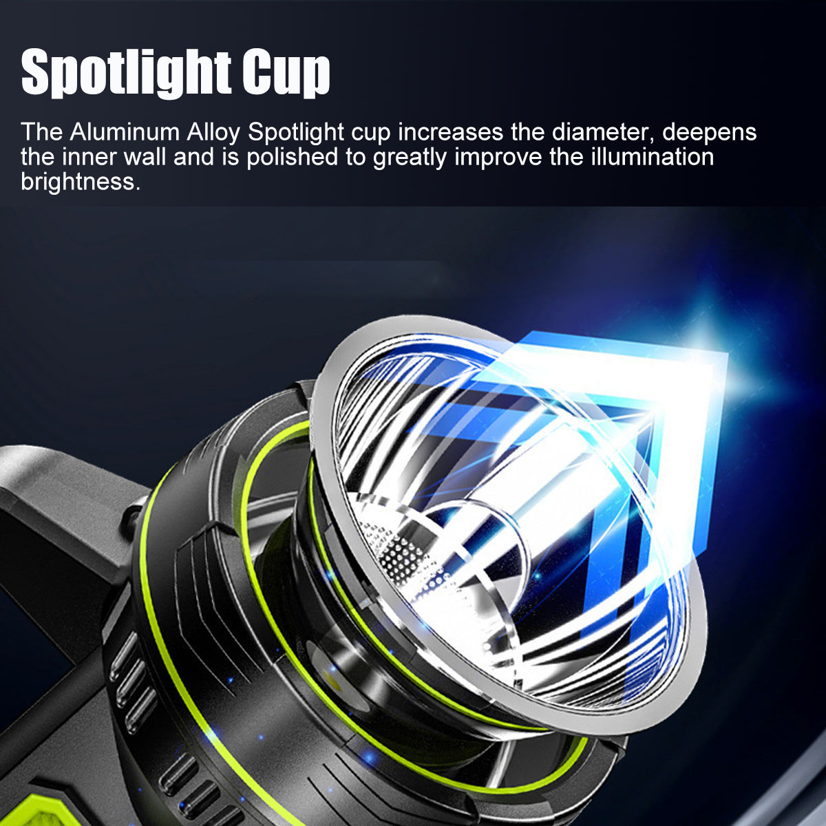 Super-Bright-LED-Spotlight-2-Modes-USB-Rechargeable-Searchlight-Flashlight-Work-Light-Waterproof-Cam-1880414-5
