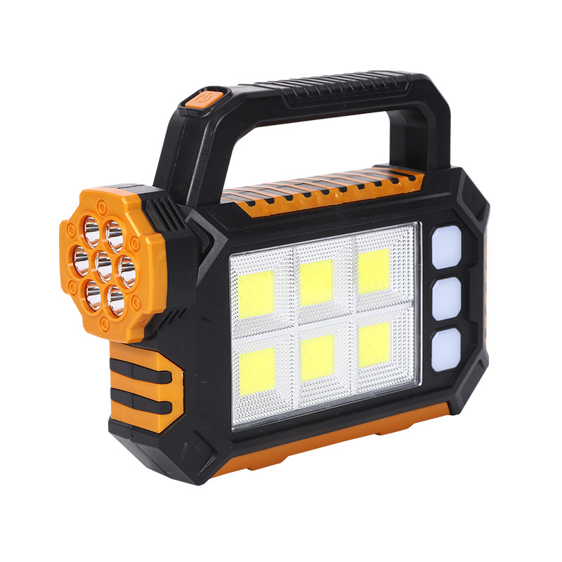 Super-Bright-Solar-LED-Camping-Flashlight-With-COB-Work-Lights-USB-Rechargeable-Handheld-Solar-Power-1975189-2