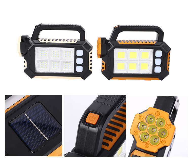Super-Bright-Solar-LED-Camping-Flashlight-With-COB-Work-Lights-USB-Rechargeable-Handheld-Solar-Power-1975189-4