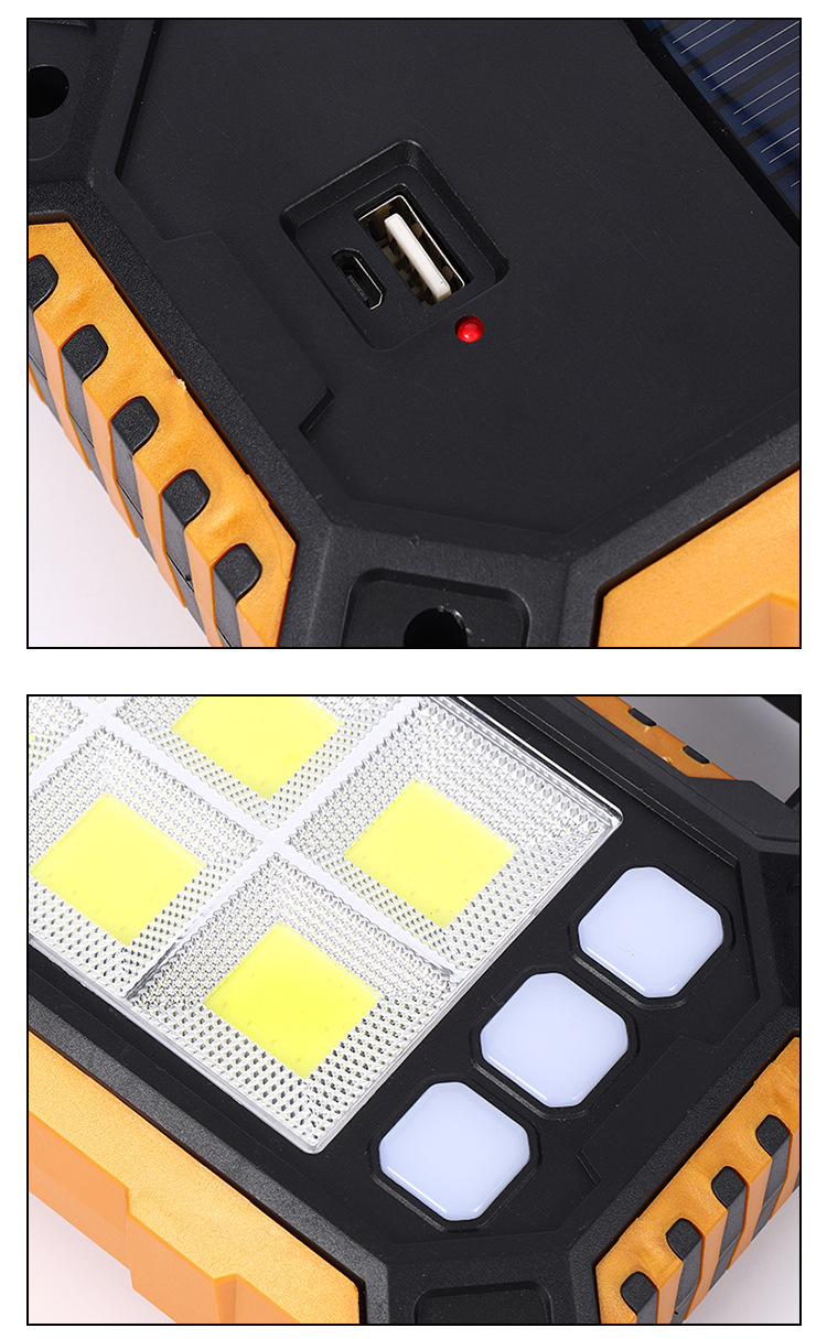 Super-Bright-Solar-LED-Camping-Flashlight-With-COB-Work-Lights-USB-Rechargeable-Handheld-Solar-Power-1975189-6