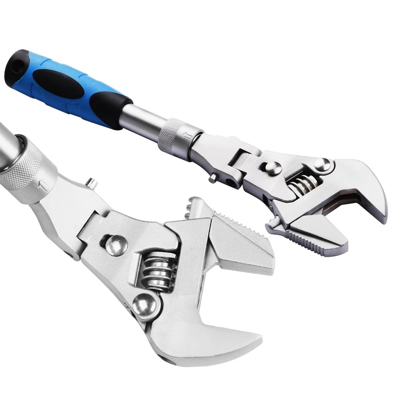 10-inch-Retractable-Folding-Adjustable-Wrench-Shaking-His-Head-Ratchet-Hydropower-Sanitary-Wrench-Ai-1898304-4