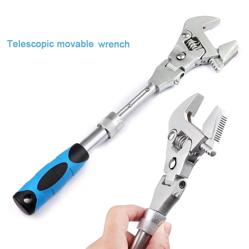10-inch-Retractable-Folding-Adjustable-Wrench-Shaking-His-Head-Ratchet-Hydropower-Sanitary-Wrench-Ai-1898304-7