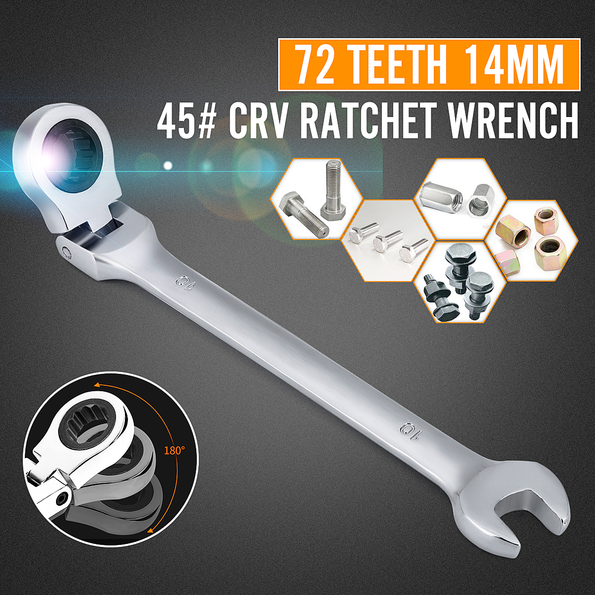 10mm-72-Teeth-Flexible-CRV-Allen-Ratchet-Spanner-Wrench-Tool-For-Car-Repair-Tool-1667841-1