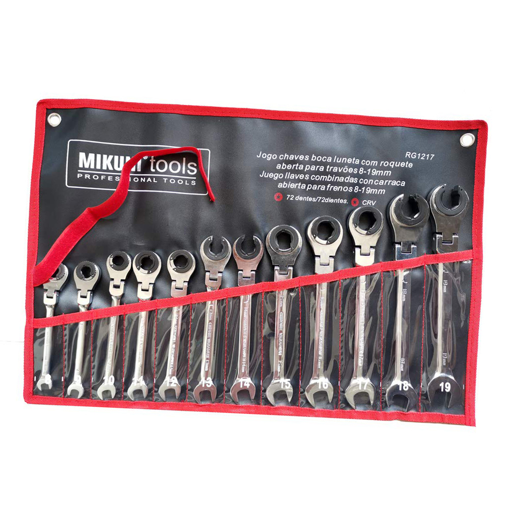 12PCS-8-19mm-Fix-Tubing-Wrench-Set-Ratchet-with-Flex-Movable-Head-Universal-Spanner-Tool-Set-1878020-11