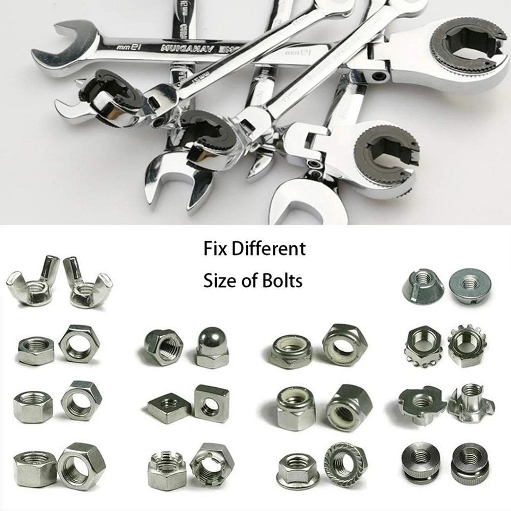 12PCS-8-19mm-Fix-Tubing-Wrench-Set-Ratchet-with-Flex-Movable-Head-Universal-Spanner-Tool-Set-1878020-4