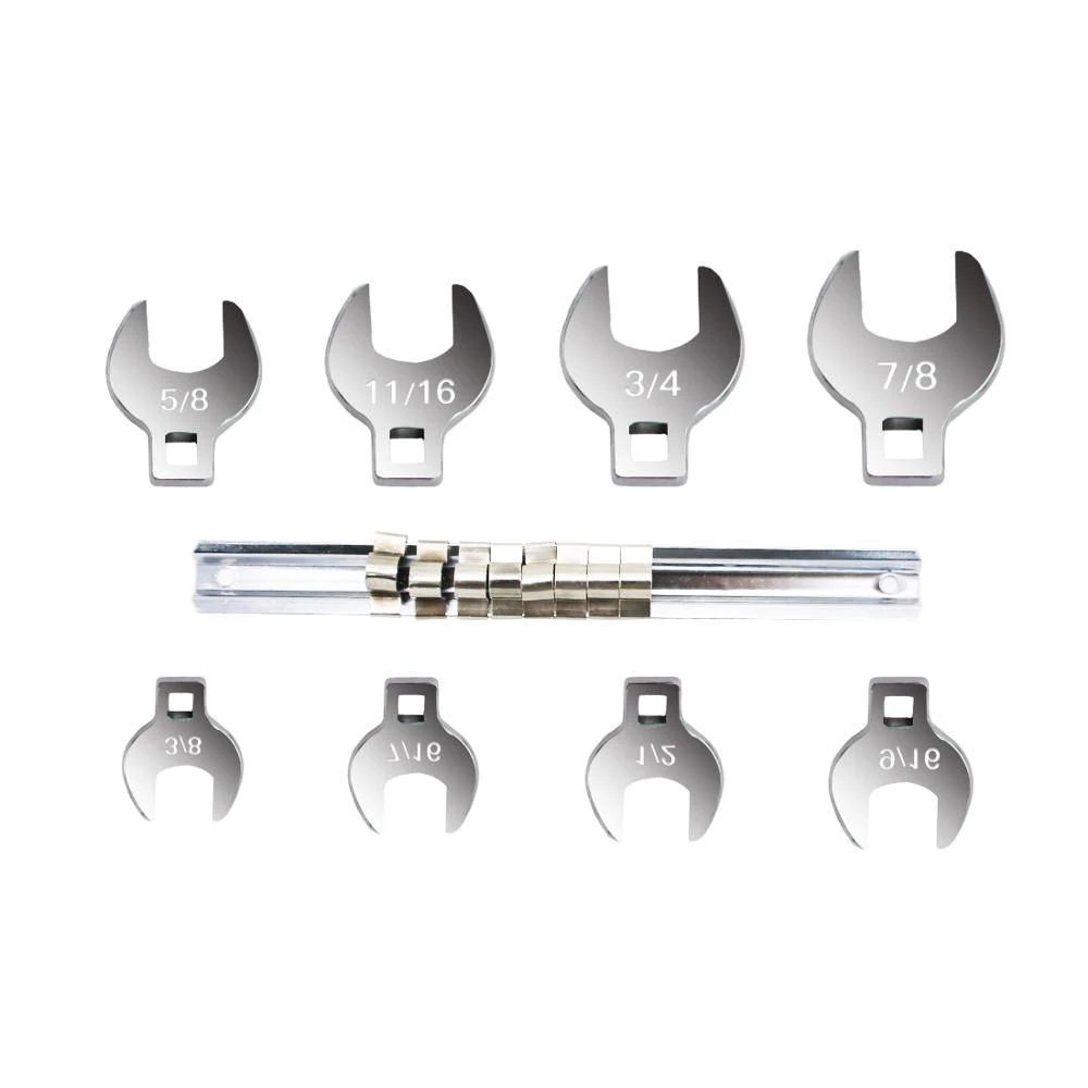 8-Pcs-38-to-78-Inch-Drive-Crowfoot-Wrench-Set-SAE-Chrome-Plated-Crow-Foot-1887783-3
