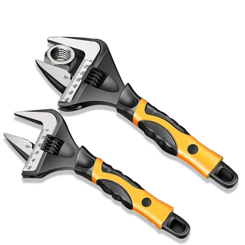 AIRAJ--681012-Inch-Enhanced-Bathroom-Wrench-Adjustable-Wrench-Large-Open-Wrench-Tool-Plumbing-Repair-1768769-8