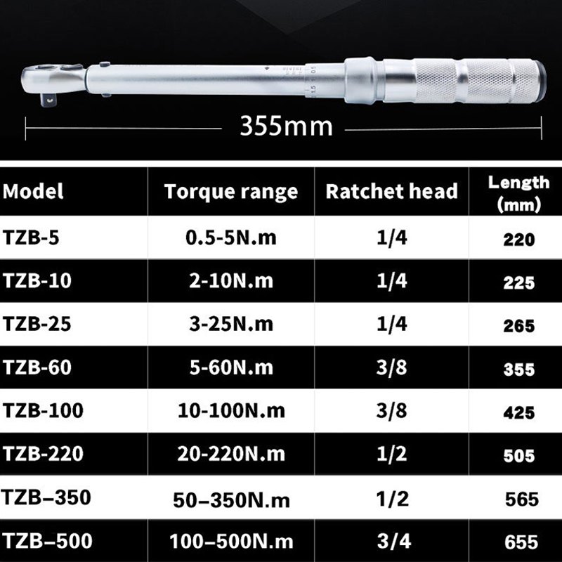 ARITER-Torque-Wrench-05-500Nm-14-38-12-Square-Drive-High-accuracy-Car-Bike-Repair-Hand-Tools-Spanner-1835283-10