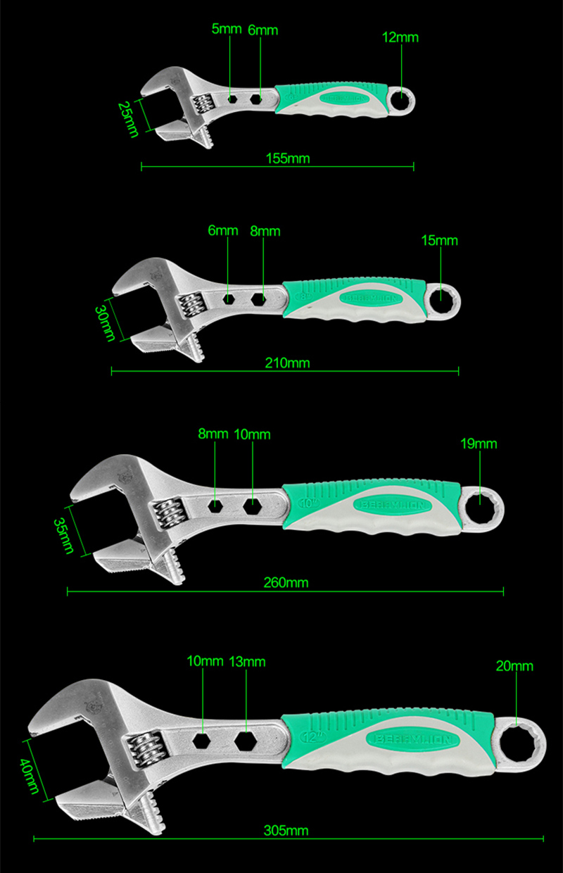 BERRYLION-Adjustable-Universal-Wrench-Spanner-681012Inch-Wrench-Set-With-Allen-Key-Ratchet-Wrench-Ha-1232492-3