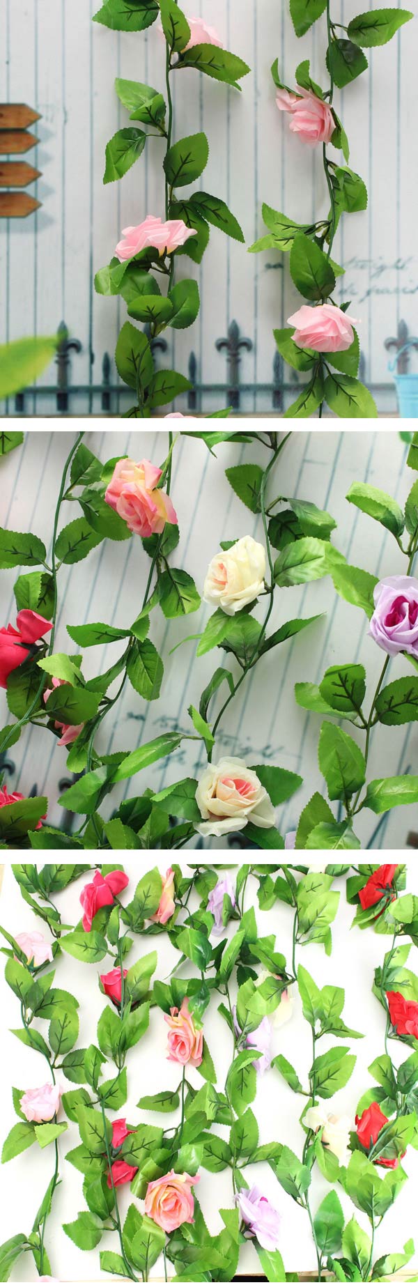 2pcs-Artificial-Plastic-Rose-Flower-Vines-Garland-Home-Garden-Decoration-997281-2