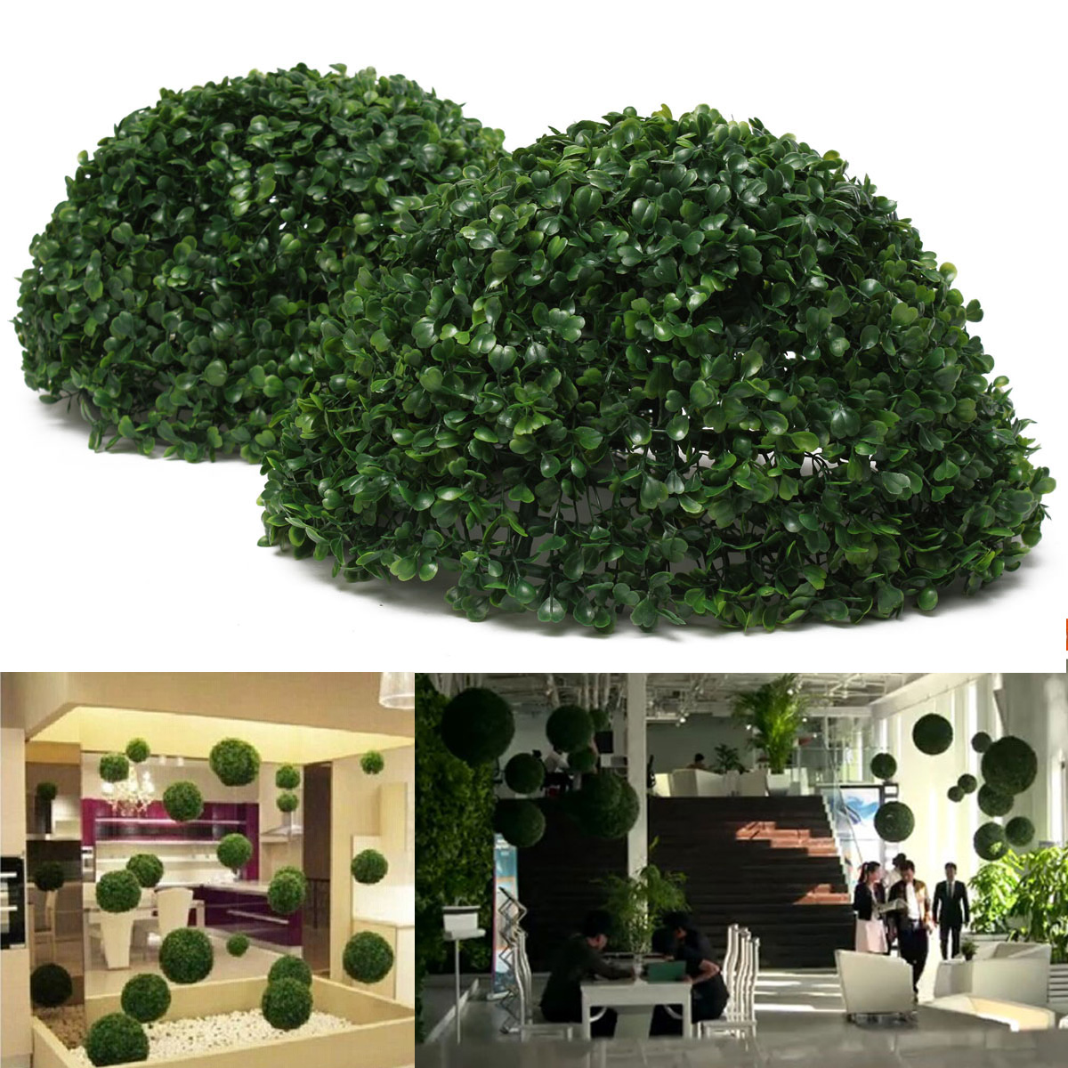 35cm-Plastic-Artificial-Topiary-Grass-Ball-Leaf-Effect-Ball-Wedding-Gardening-Hanging-Decoration-1036994-2