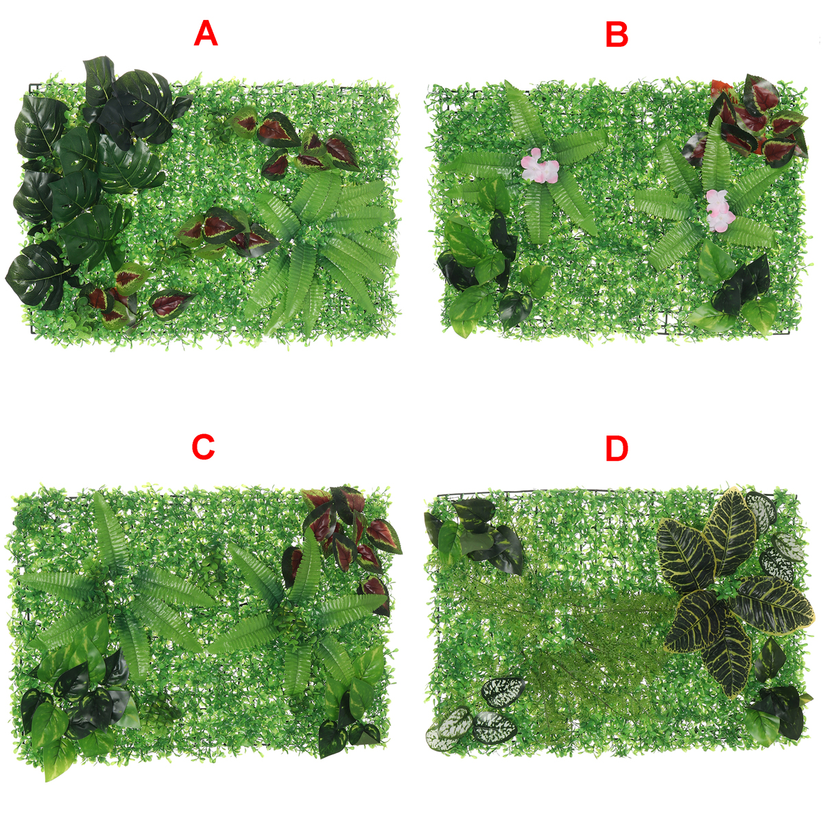 Artificial-Plant-Wall-Panel-Grass-Hedge-Foliage-Vertical-Ivy-Garden-40x60CM-1799071-6
