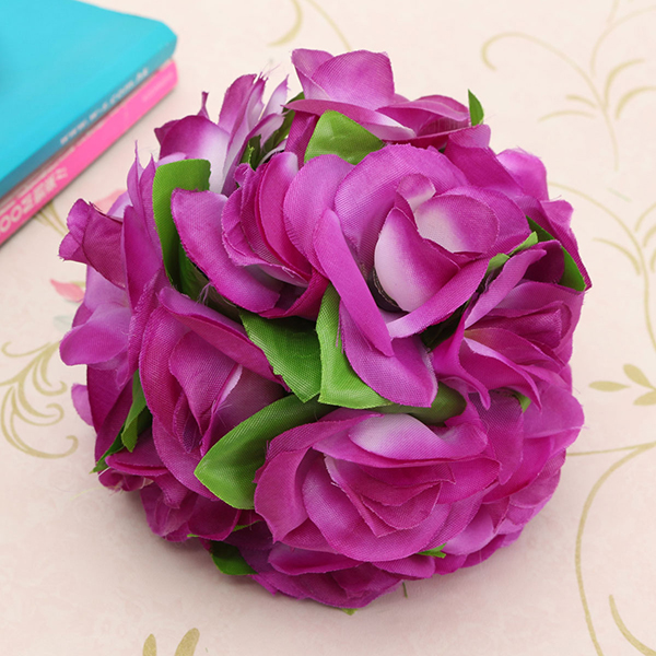 Artificial-Wedding-Silk-Rose-Flower-Ball-With-Leaves-Party-Home-Decoration-976543-8