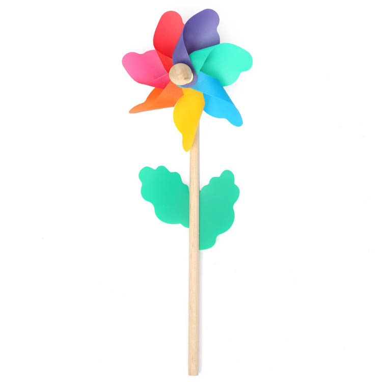 Colorful-PVC-Wooden-Windmill-Home-Garden-Party-Wedding-Decoration-Kid-Toy-1036024-7