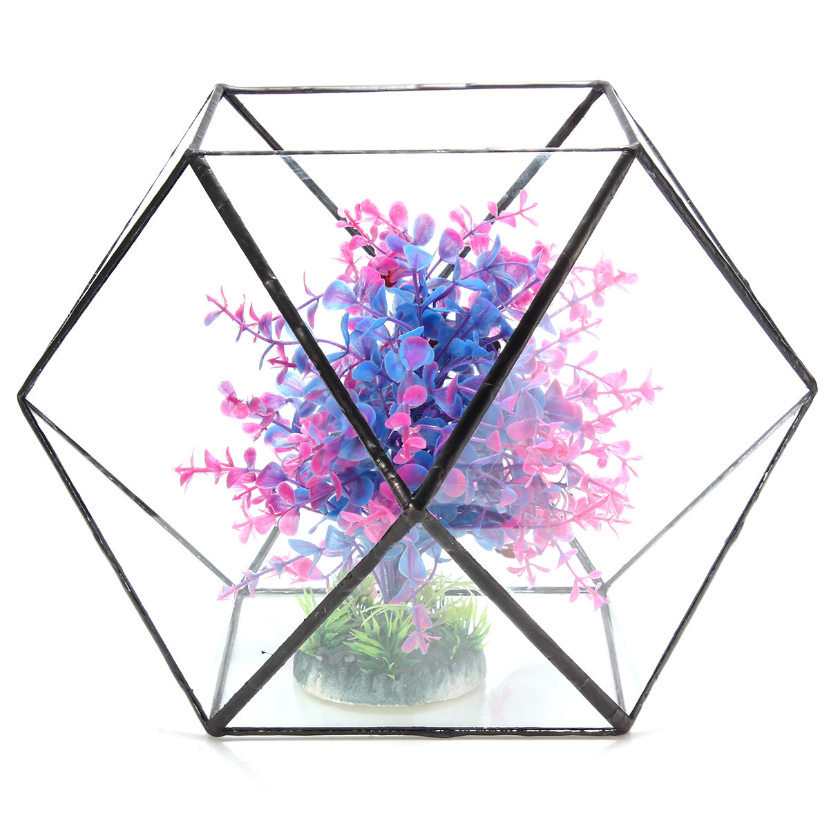 Polygon-Greenhouse-Glass-Terrarium-DIY-Micro-Landscape-Succulent-Plants-Flower-Pot-1096449-4