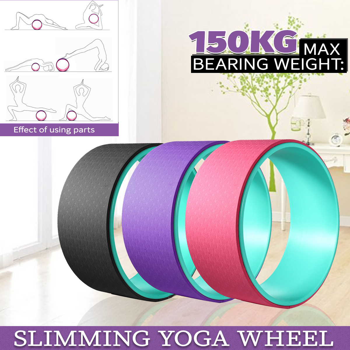 33x13cm-TPE-Muslce-Relaxion-Yoga-Ring-Abdominal-Wheel-Roller-Backward-Bend-Fitness-Yoga-Circle-1632901-5