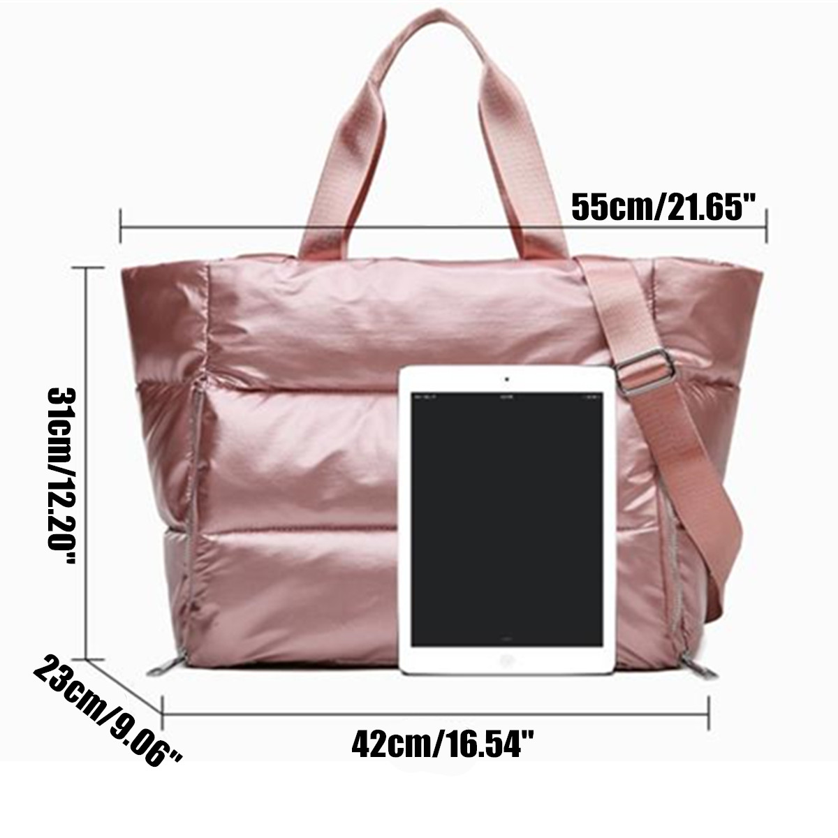 42x23x31cm-Nylon-Wet-Dry-Separation-Sport-Gym-Yoga-Bag-Travel-Shoulder-Bag-Fitness-Handbag-1650115-2