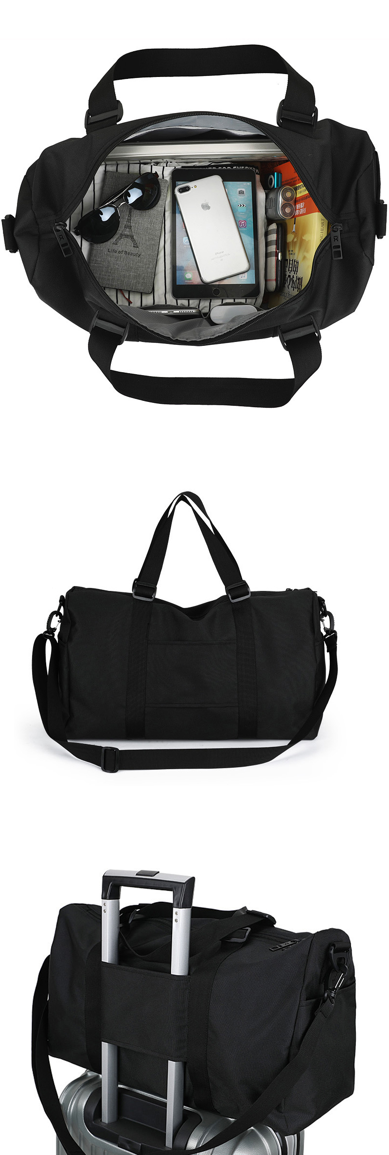 52x31x17cm-Travel-Boarding-Bag-Large-Capacity-Luggage-Handbag-Storage-Sports-Fitness-Yoga-Bag-1622741-2