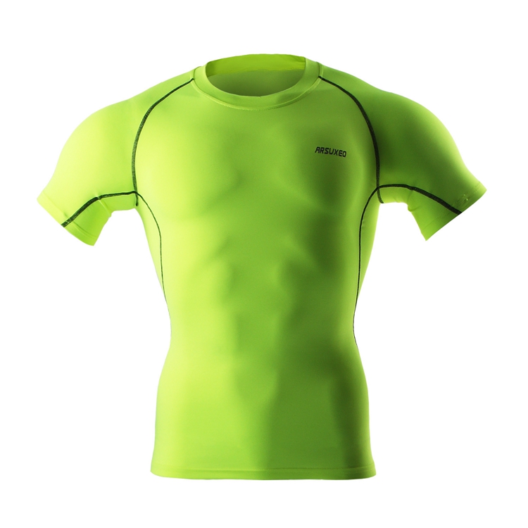 ARSUXEO-Outdoor-Cycling-Short-Sleeve-Elasticity-Tight-Bicycle-Clothes-Jersey-Breathable-Quick-Dry-1067752-3