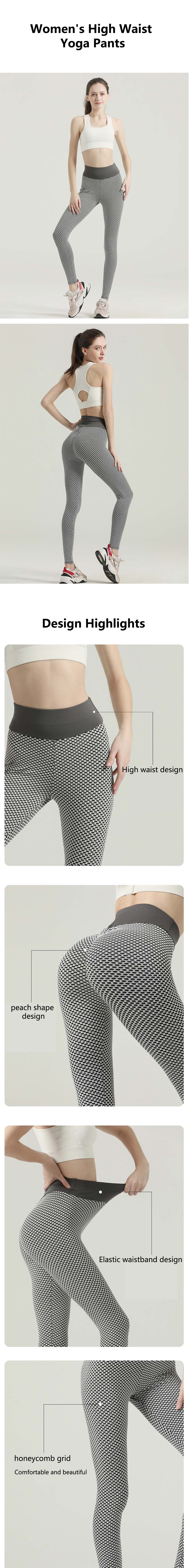 KALOAD-Womens-High-Waist-Yoga-Pants-Leggings-Scrunch-Butt-Jacquard-Ruched-Booty-Tights-Tummy-Control-1929573-1