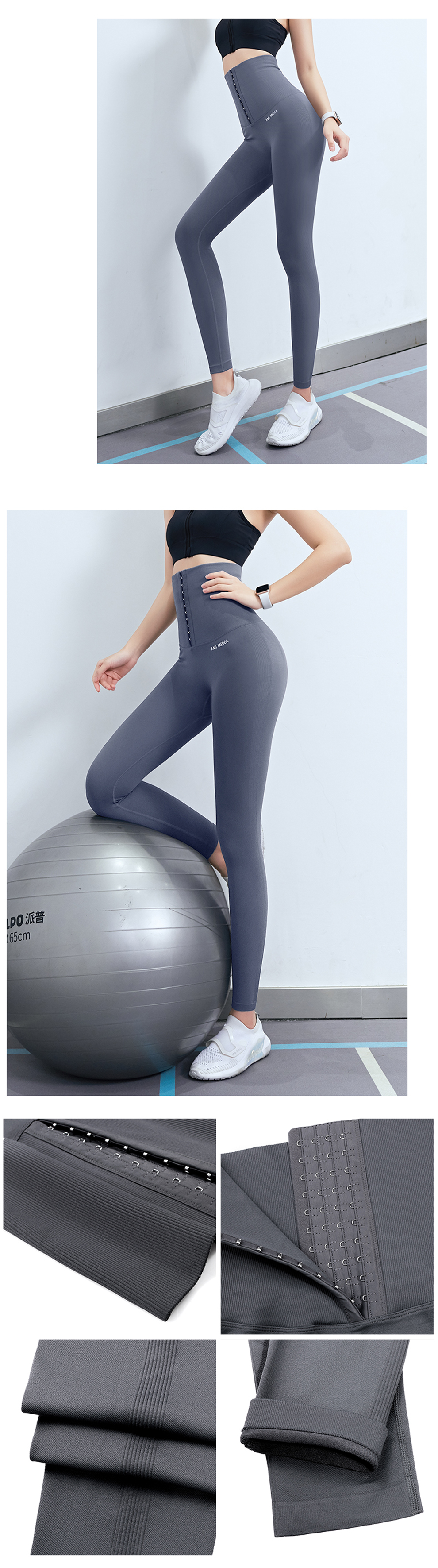 TENGOO-Fitness-Women-Corset-Hip-Lift-Postpartum-High-Waist-Tights-Yoga-Pants-Waisted-Workout-Legging-1819933-7