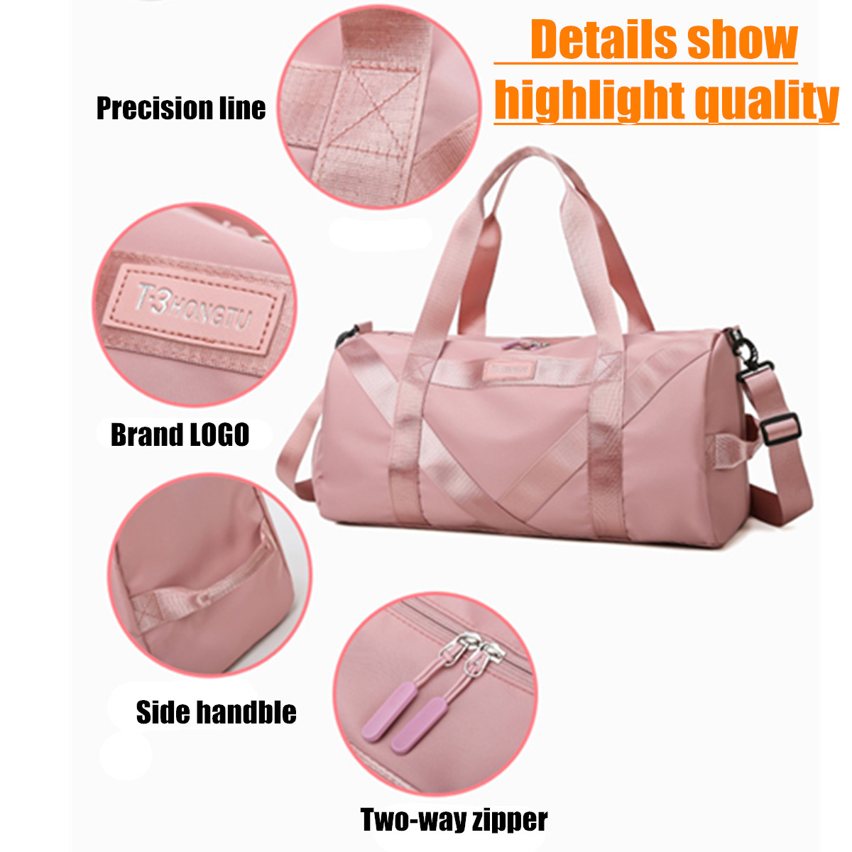 Waterproof-Dry-Wet-Seperation-Shoe-Compartment-Fitness-Yoga-Bag-Sports-Gym-Handbag-Duffle-Shoulder-B-1626955-4