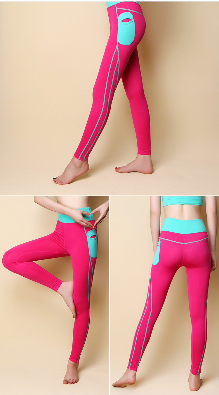 Women-Breathable-Quick-Dry-Sport-Pants-High-Elastic-Skinny-Patchwork-Pocket-Yoga-Legging-1082691-3