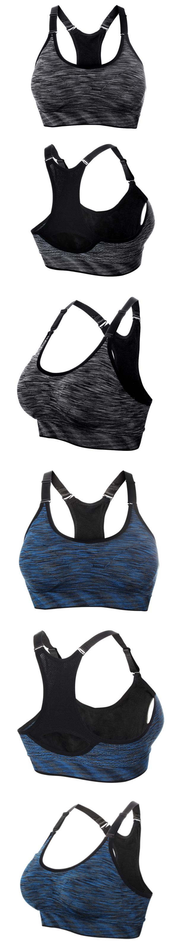 Women-Space-Dyeing-Wireless-Bra-Shakeproof-Stretch-Push-Up-Bras-Top-Seamless-Padded-Vest-1070058-1