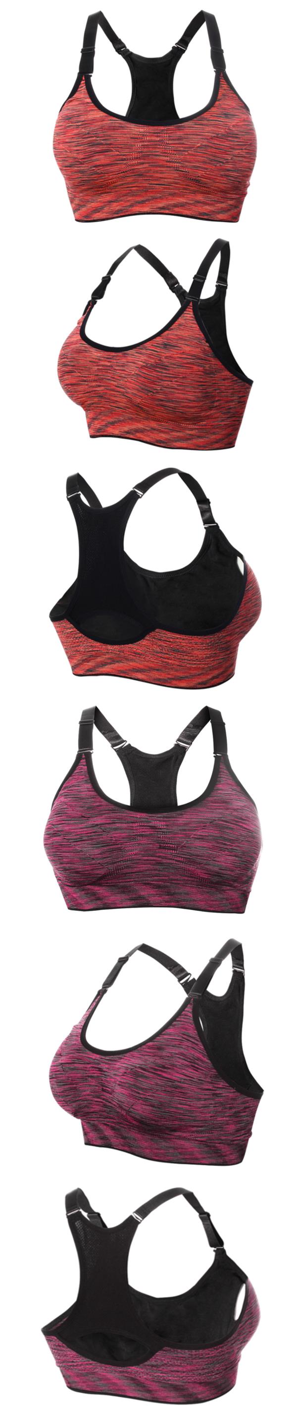 Women-Space-Dyeing-Wireless-Bra-Shakeproof-Stretch-Push-Up-Bras-Top-Seamless-Padded-Vest-1070058-2