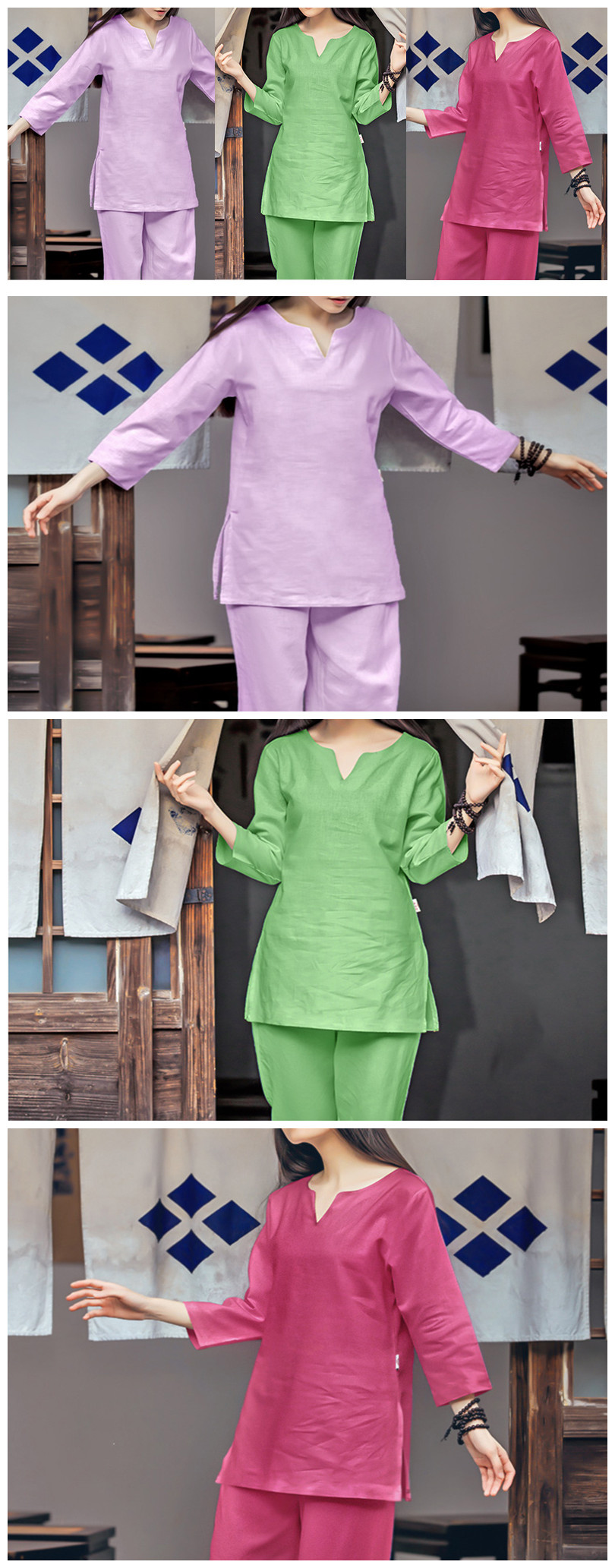Women-Yoga-Suit-Cotton-Linen-Meditation-Clothing-Set-Lady-Dance-Fitness-Clothes-Sportswear-1078849-3