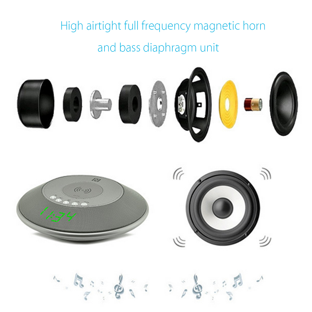 8-in-1-bluetooth-Speaker-2000mAh-QI-Wireless-Charge-FM-NFC-Alarm-Clock-Charging-Pad-Subwoofer-1238866-3