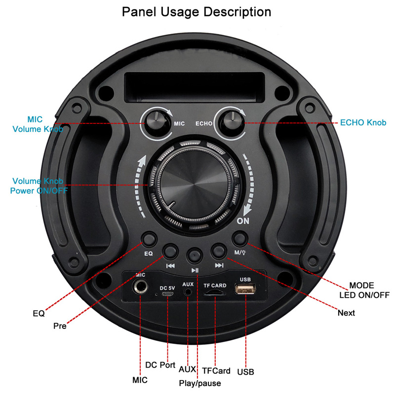 Bakeey-60cm-Subwoofer-25W-bluetooth-Speaker-Height-bluetooth-Subwoofer-With-Processor-Party-Speaker--1779305-5