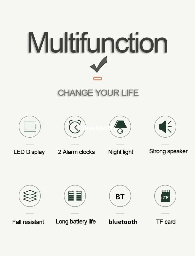 Bakeey-B126-bluetooth-Subwoofer-Music-Player-Speaker-Alarm-Clock-With-FM-Radio-Broadcast-And-Dual-Al-1790506-2