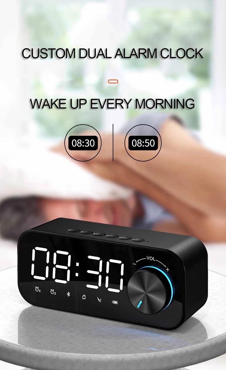 Bakeey-B126-bluetooth-Subwoofer-Music-Player-Speaker-Alarm-Clock-With-FM-Radio-Broadcast-And-Dual-Al-1790506-6