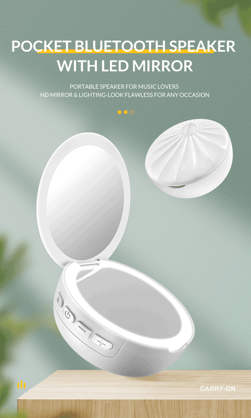 Bakeey-M6-Fashion-Pocket-Mirror-Wireless-bluetooth-Speaker-Fill-Light-Mini-Portable-Outdoor-Speaker-1642046-2