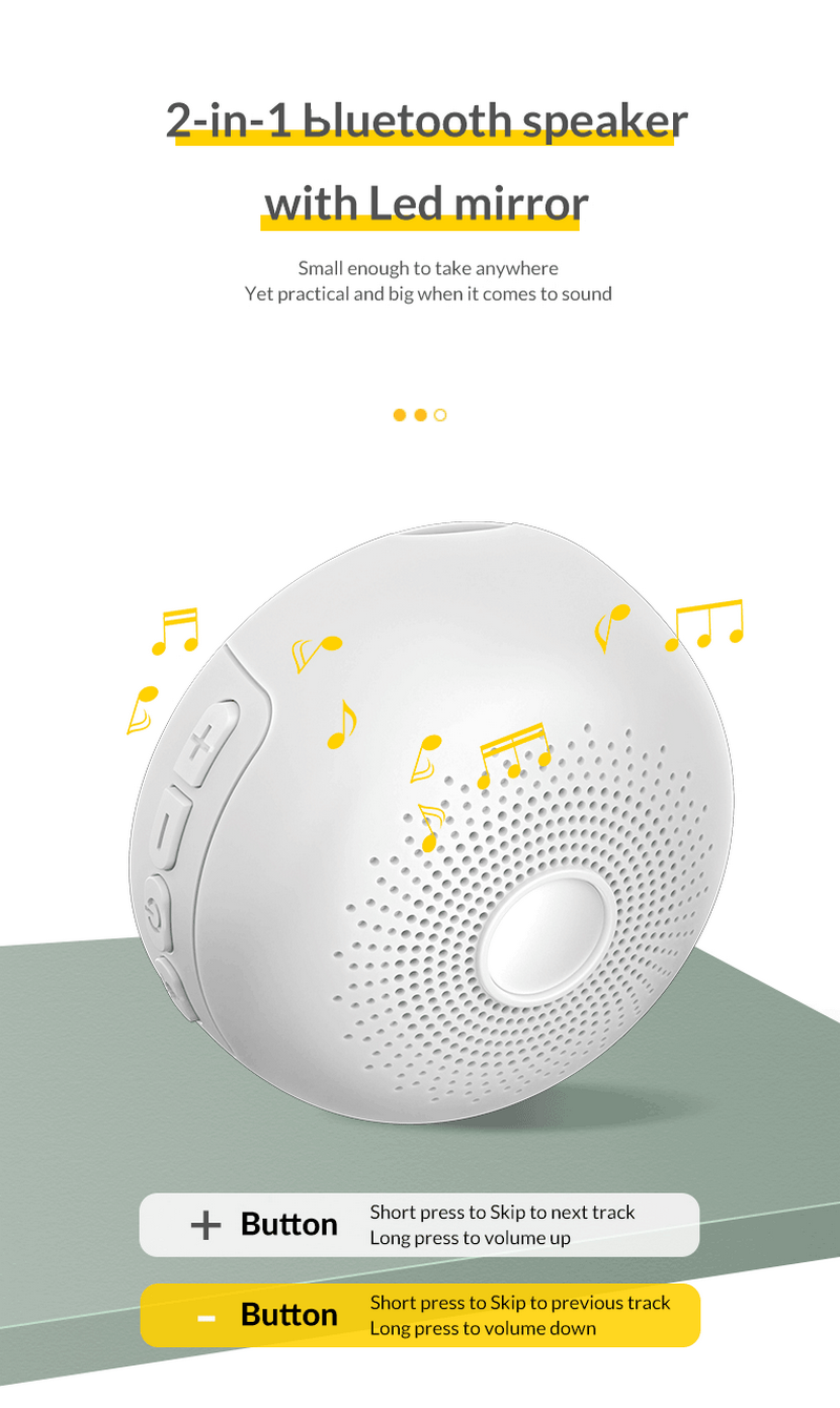 Bakeey-M6-Fashion-Pocket-Mirror-Wireless-bluetooth-Speaker-Fill-Light-Mini-Portable-Outdoor-Speaker-1642046-4