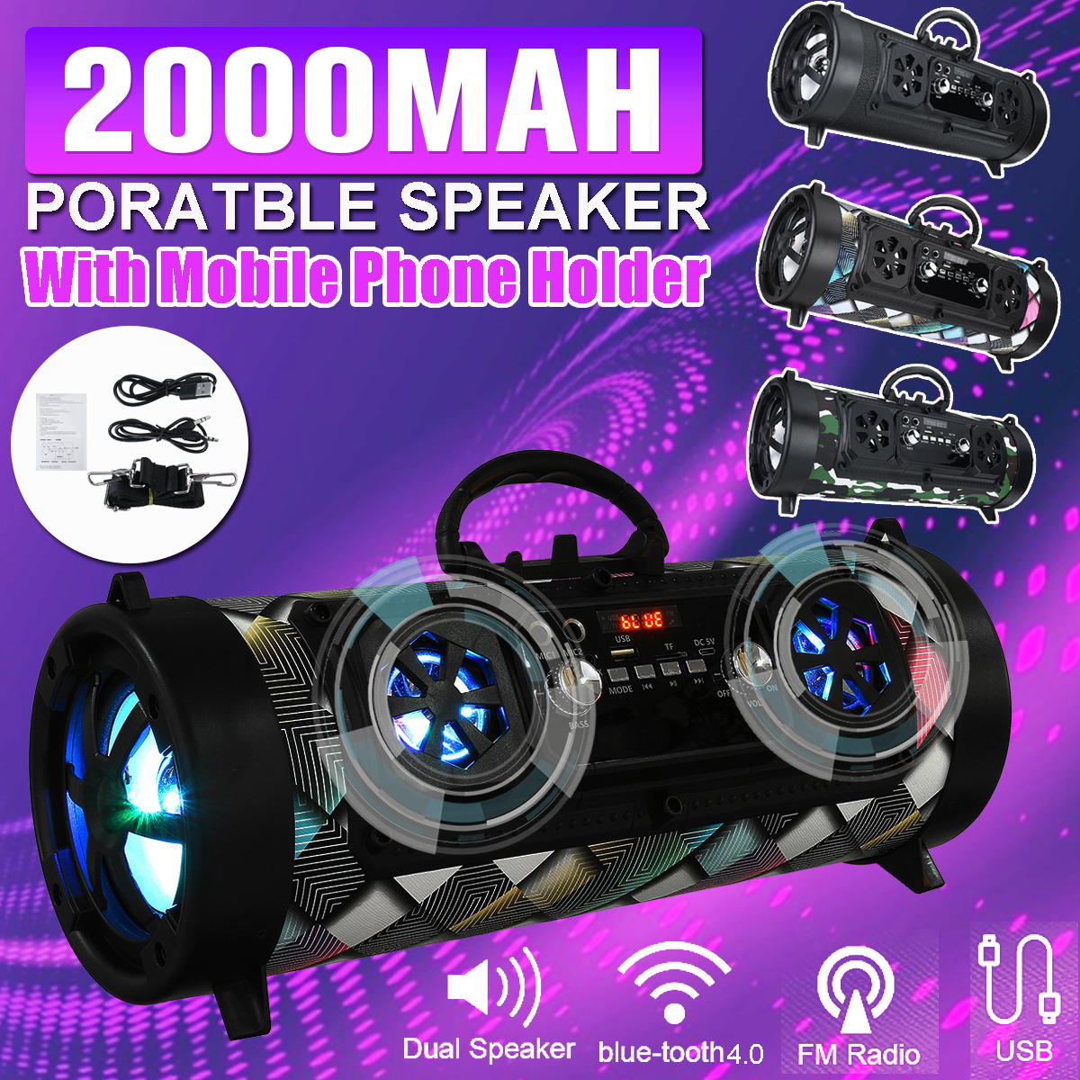 Bakeey-Portable-bluetooth-Speakers-Wireless-Stereo-Bass-Support-USB-TF-Radio-Outdoor-Speakers-1866372-1