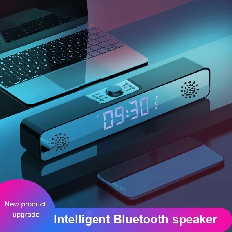 Bakeey-Q19-Subwoofer-Alarm-Clock-Super-Bass-Speakers-HIFI-USB-Wireless-bluetooth-Computer-Desktop-Sp-1882005-1