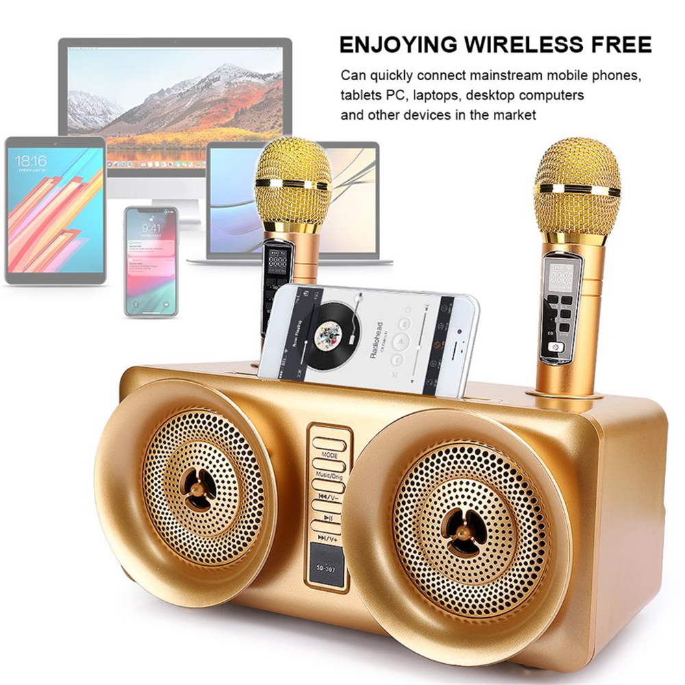 Bakeey-SD-307-Wireless-bluetooth-Speaker-30W-Dual-Drivers-Stereo-TF-Card-AUX-In-1800mAh-Luminous-Hom-1808438-5