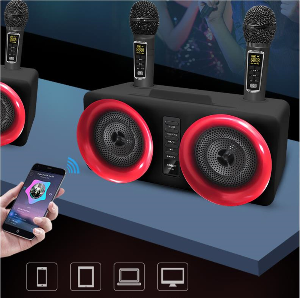Bakeey-SD-307-Wireless-bluetooth-Speaker-30W-Dual-Drivers-Stereo-TF-Card-AUX-In-1800mAh-Luminous-Hom-1808438-6