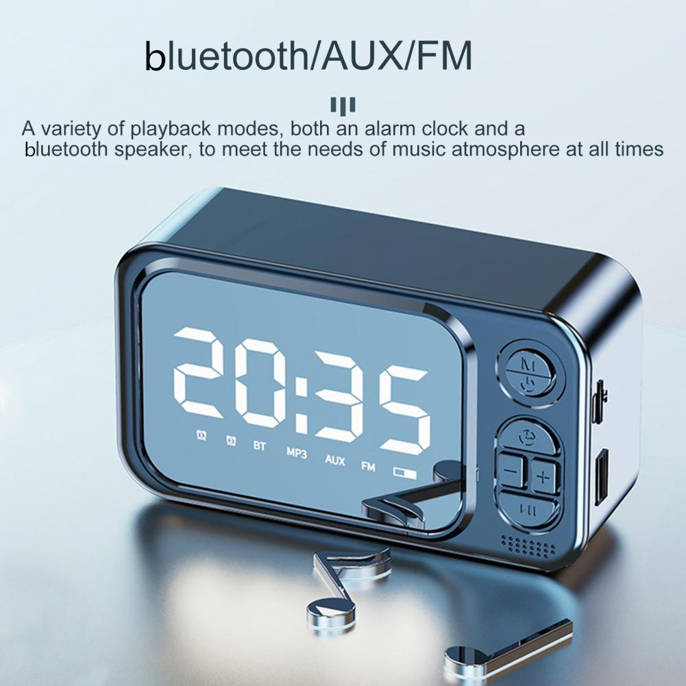 Bakeey-T5-bluetooth-Speaker-Portable-Wireless-Speaker-Creative-LED-Alarm-Clock-Outdoor-TF-Card-Speak-1866423-2