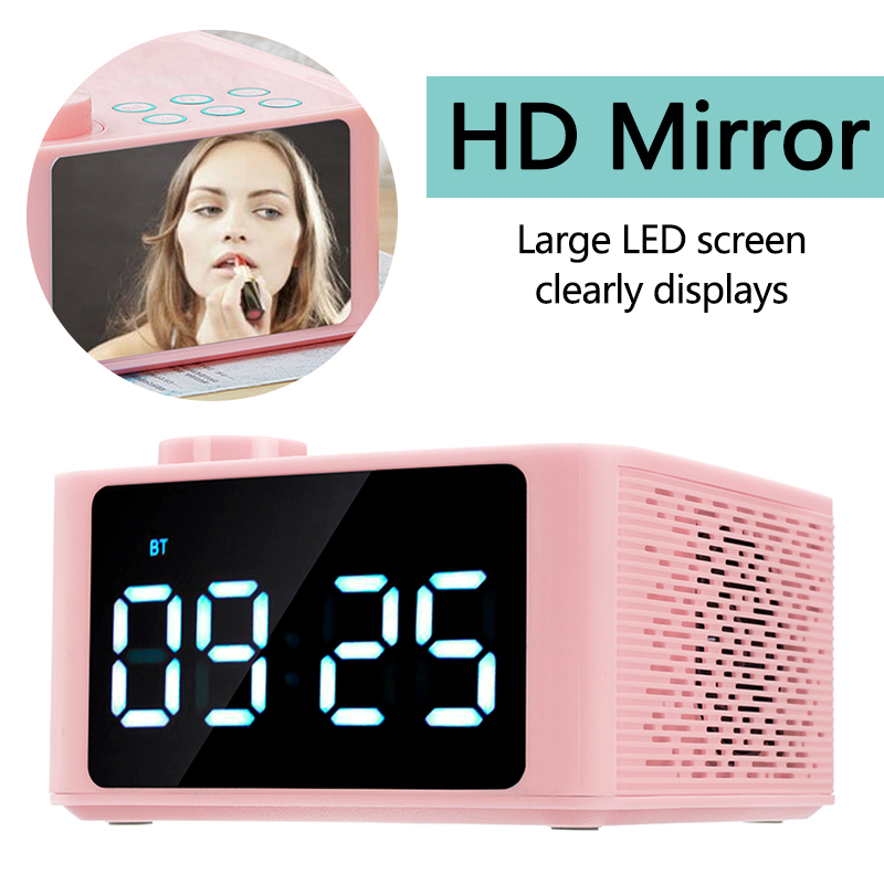 Bakeey-Wireless-bluetooth-50-Speaker-LED-Display-Alarm-Clock-FM-Radio-TF-Card-Handsfree-Speaker-1425915-4