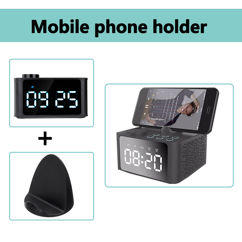 Bakeey-Wireless-bluetooth-50-Speaker-LED-Display-Alarm-Clock-FM-Radio-TF-Card-Handsfree-Speaker-1425915-6