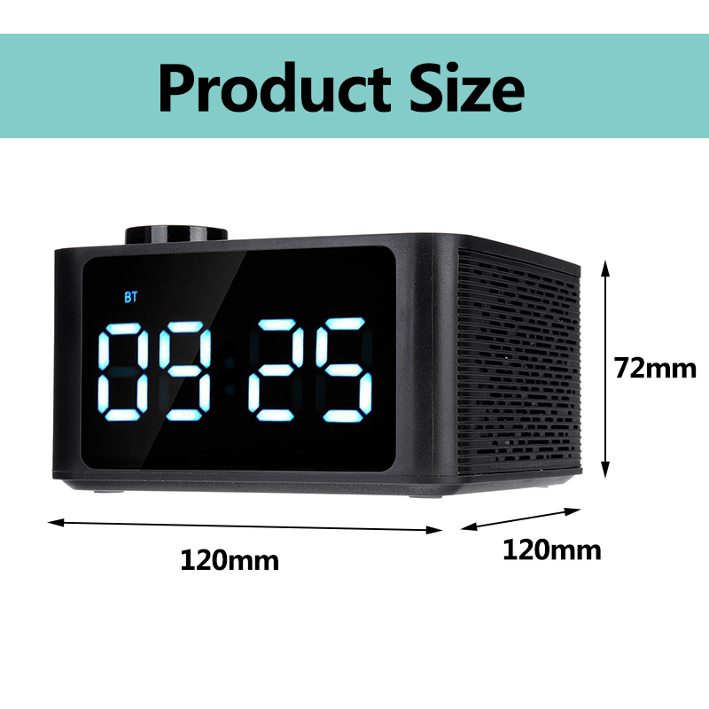 Bakeey-Wireless-bluetooth-50-Speaker-LED-Display-Alarm-Clock-FM-Radio-TF-Card-Handsfree-Speaker-1425915-8