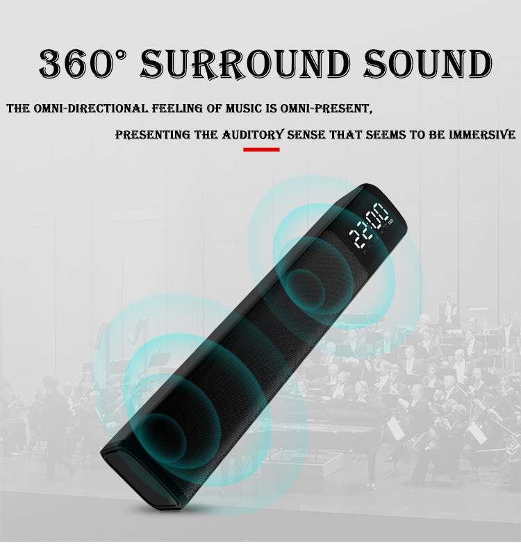 Bakeey-Wireless-bluetooth-Speaker-Dual-Units-HiFi-Stereo-LED-Display-Clock-FM-Radio-TF-Card-AUX--Han-1715294-2