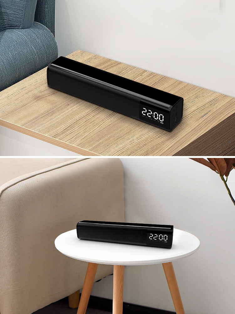 Bakeey-Wireless-bluetooth-Speaker-Dual-Units-HiFi-Stereo-LED-Display-Clock-FM-Radio-TF-Card-AUX--Han-1715294-10