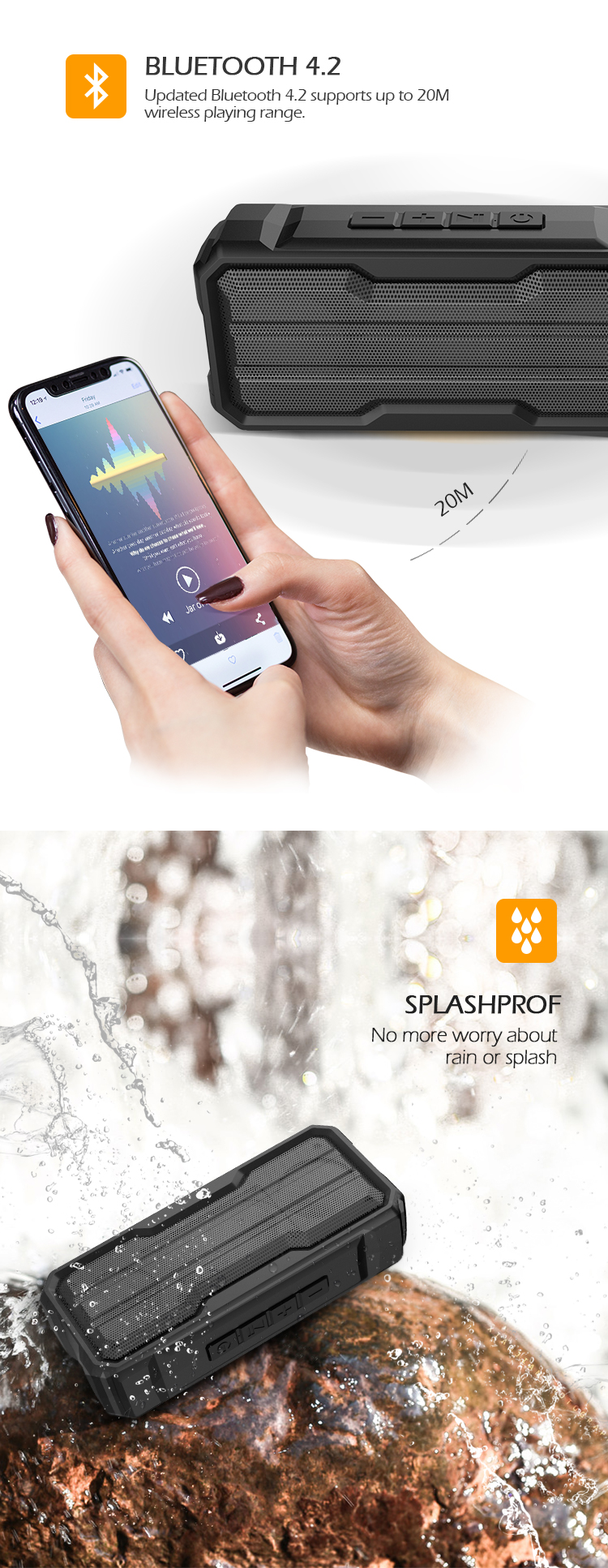 Bakeey-Wireless-bluetooth-Speaker-TF-Card-U-Disk-AUX-Splashproof-Outdoor-Subwoofer-with-Mic-1645616-2