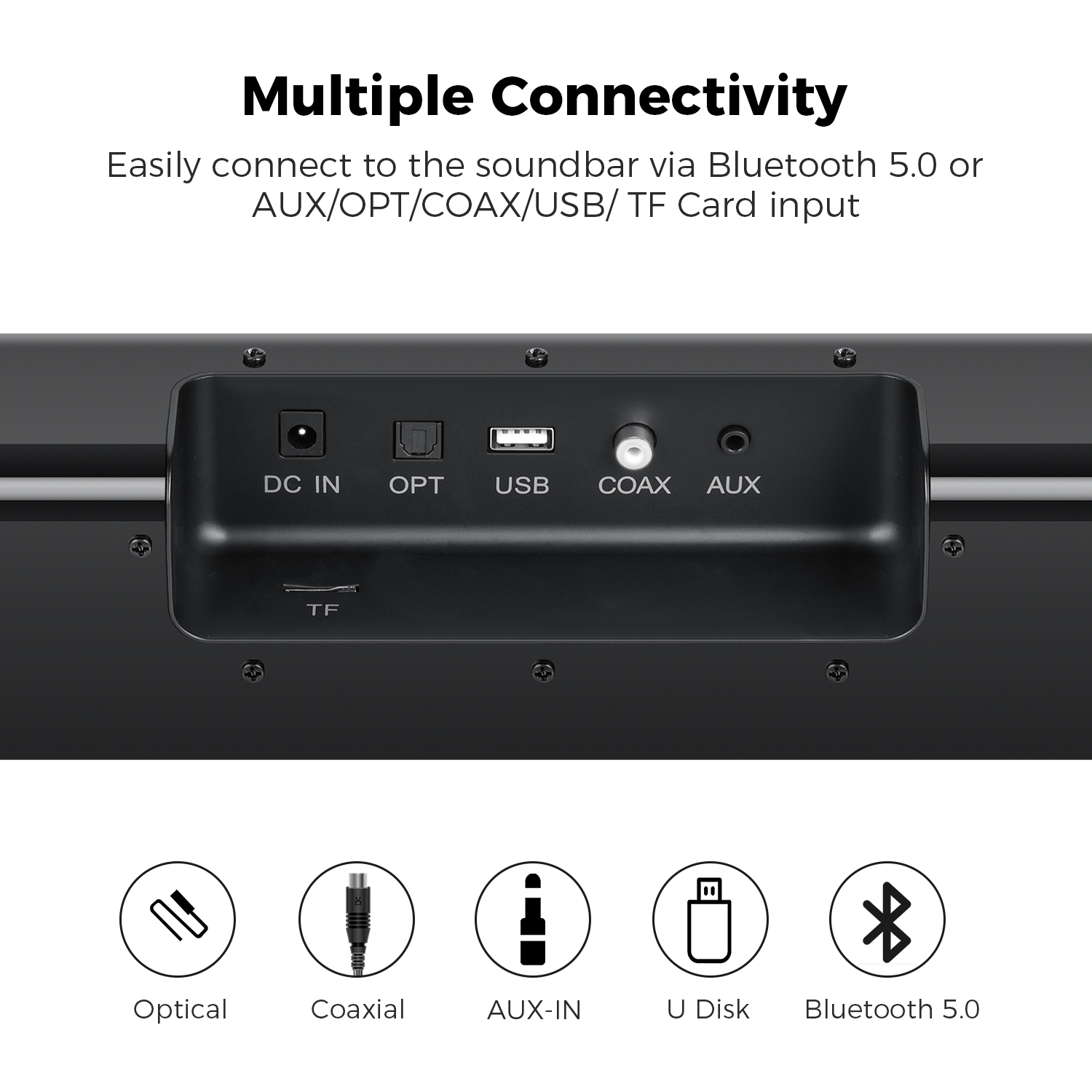 Bakeey-Y6-40W-bluetooth-Speaker-TV-Soundbar-4-Drivers-HiFi-3D-Surround-Stereo-OPT-COAX-TF-USA-AUX-Ho-1716610-4