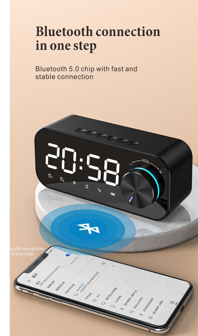 Bakeey-ZXL-B126-Alarm-Clock-bluetooth-50-Speaker-Digital-Display-LED-Wireless-Subwoofer-Music-Player-1801016-3